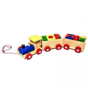 Tren Carga Juguete Madera