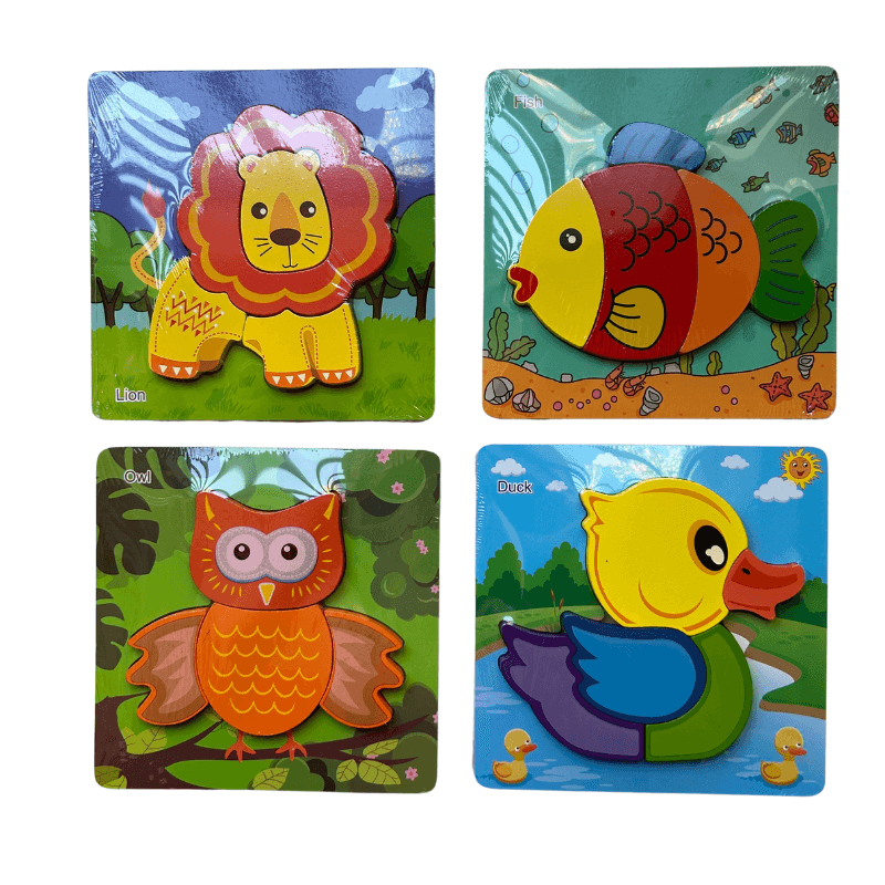 Puzzle Animal Juguete Madera
