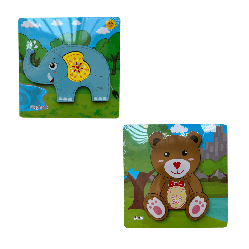 Puzzle Animal Juguete Madera - Imagen 2