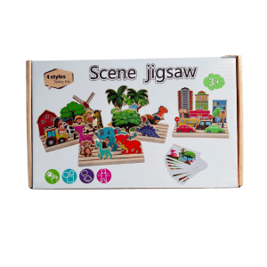 Puzzle Escena Juguete Madera