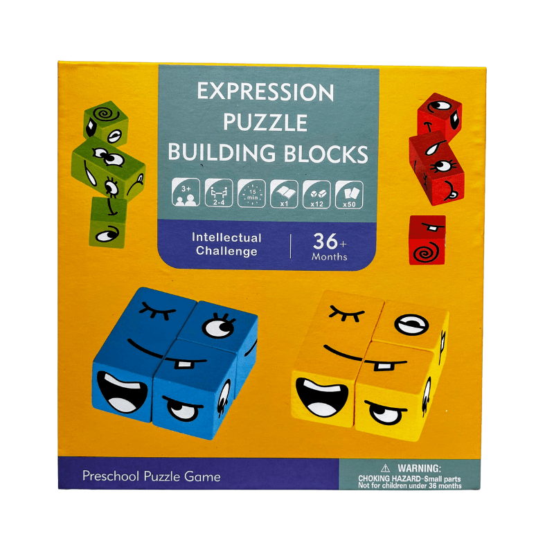 Juego Expresión Juguete Madera